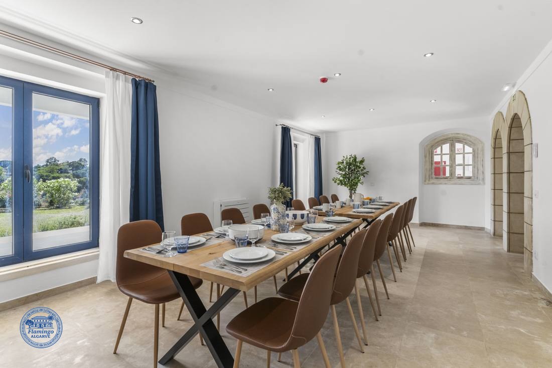 Dining room seating 20